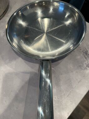 Wolfgang Puck 8” Stainless Steel omelette sauté pan- Polished Finish